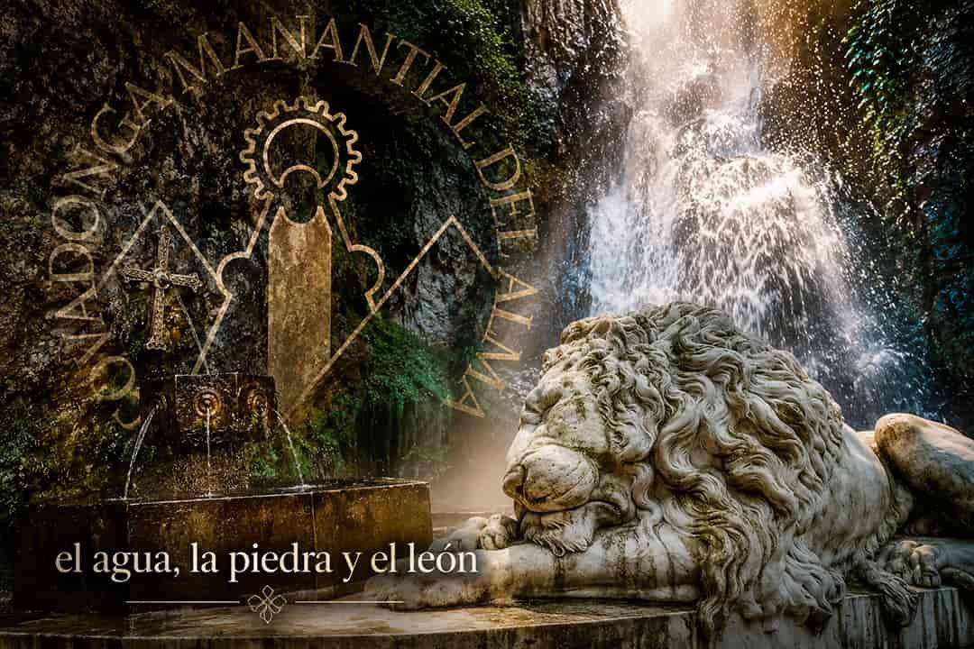 Símbolo y tradición el agua la piedra y el leon de covadonga manantial del alma