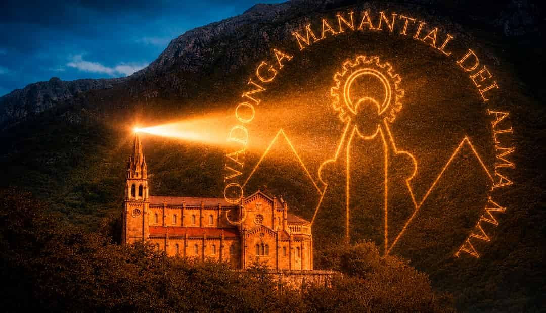 entorno del santuario basilica de covadonga manantial del alma como faro