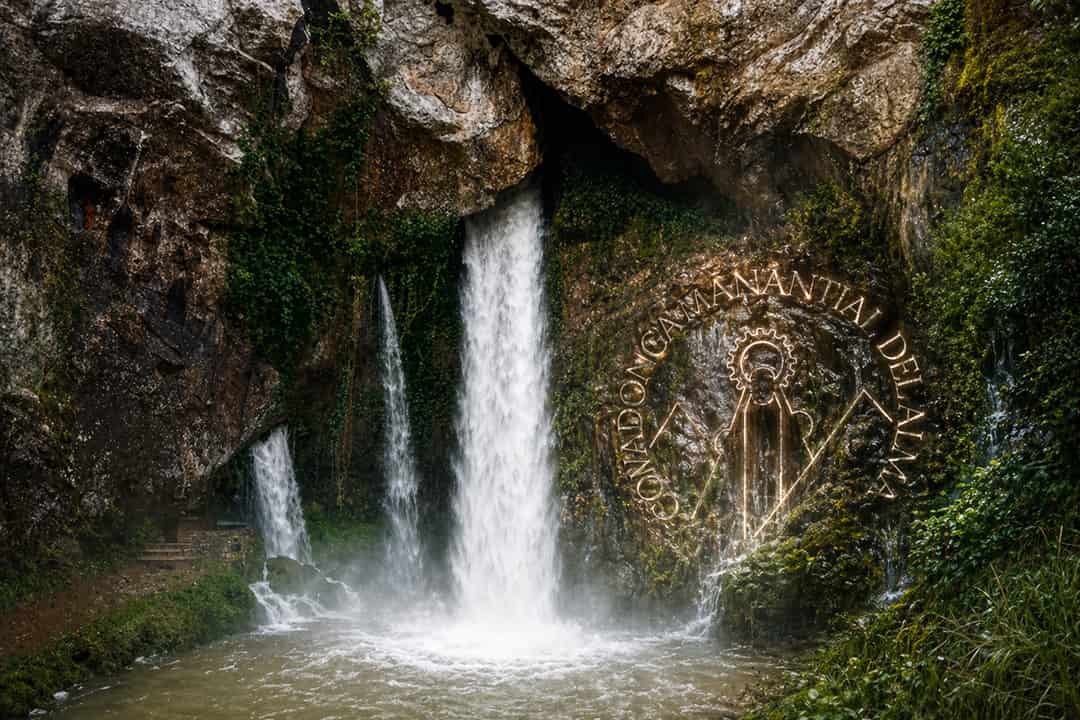 el chorron del Santuario de covadonga