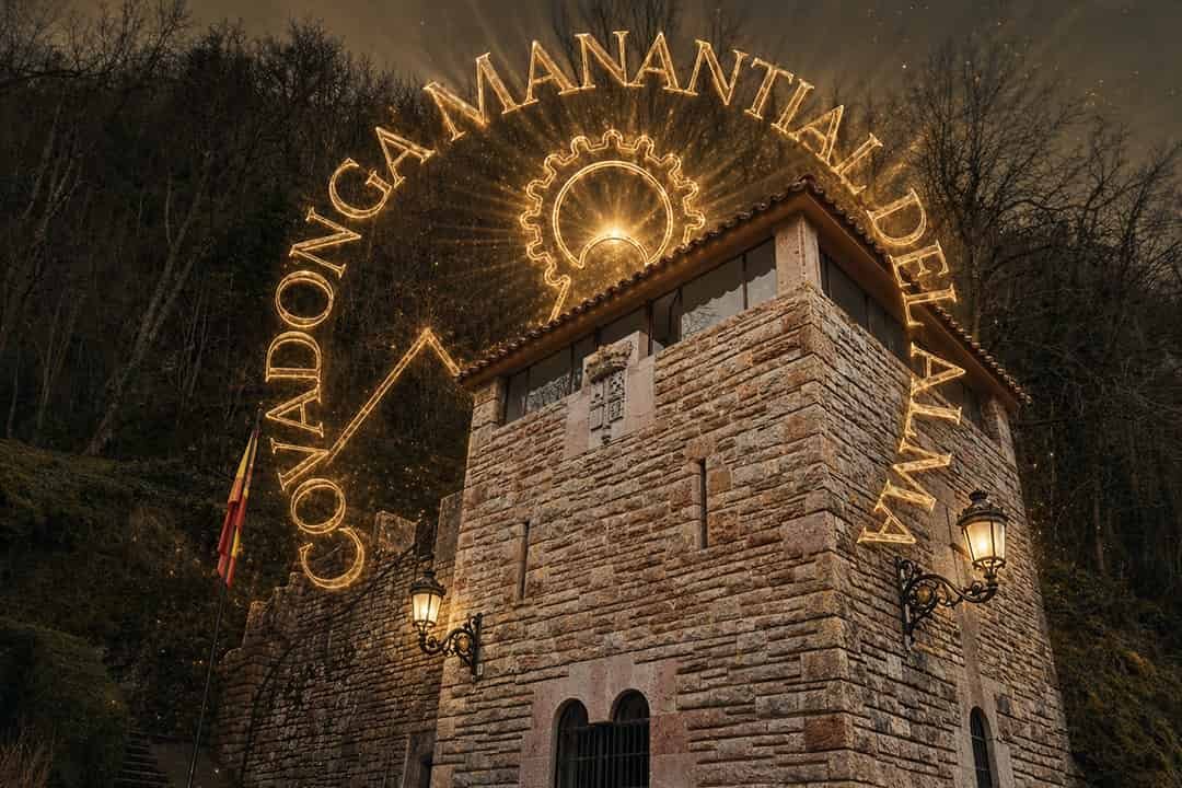 entorno del santuario torre de covadonga
